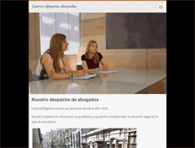 Tablet Screenshot of cuervoalfageme.com